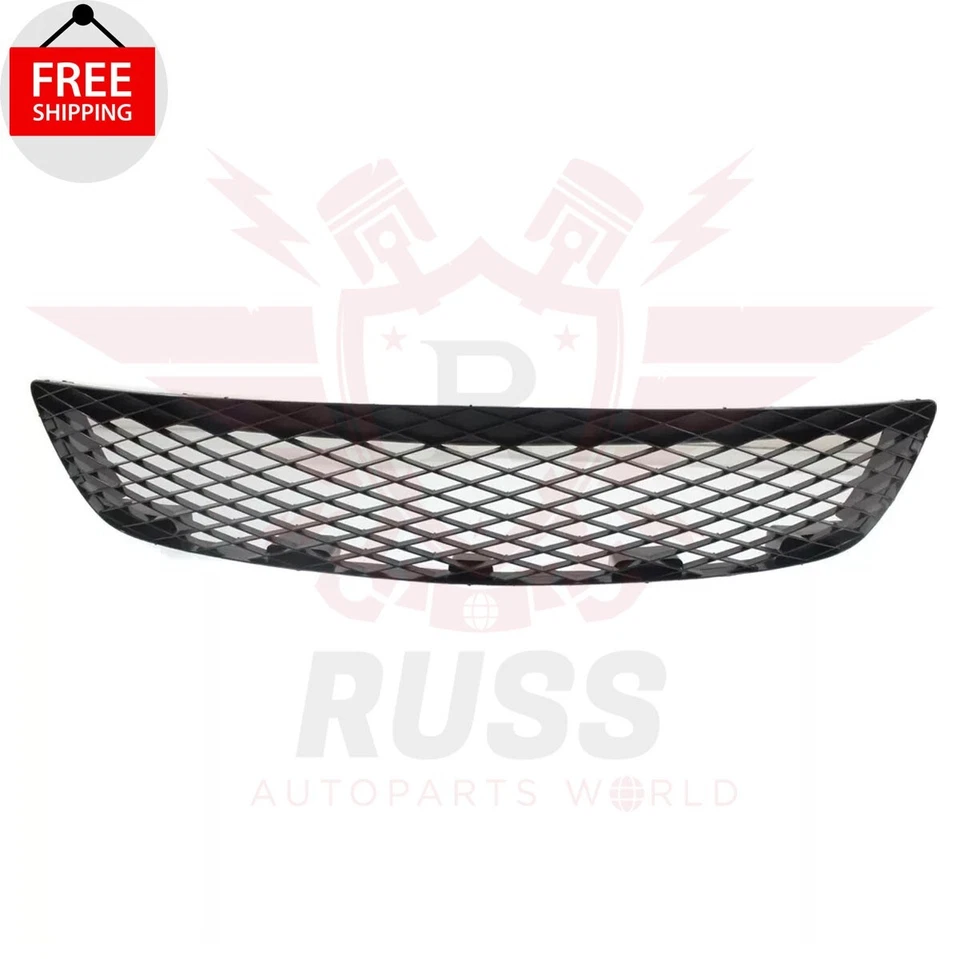 New Front Bumper Grille Textured Black Plastic Fits 2004-2006 Mazda 3 MA1036115 Foto 1 de 4