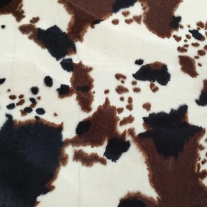 Luxury Buffalo Velboa Faux Animal Fur Fabric - Low-Pile 60" Wide - Polyester - Picture 1 of 3