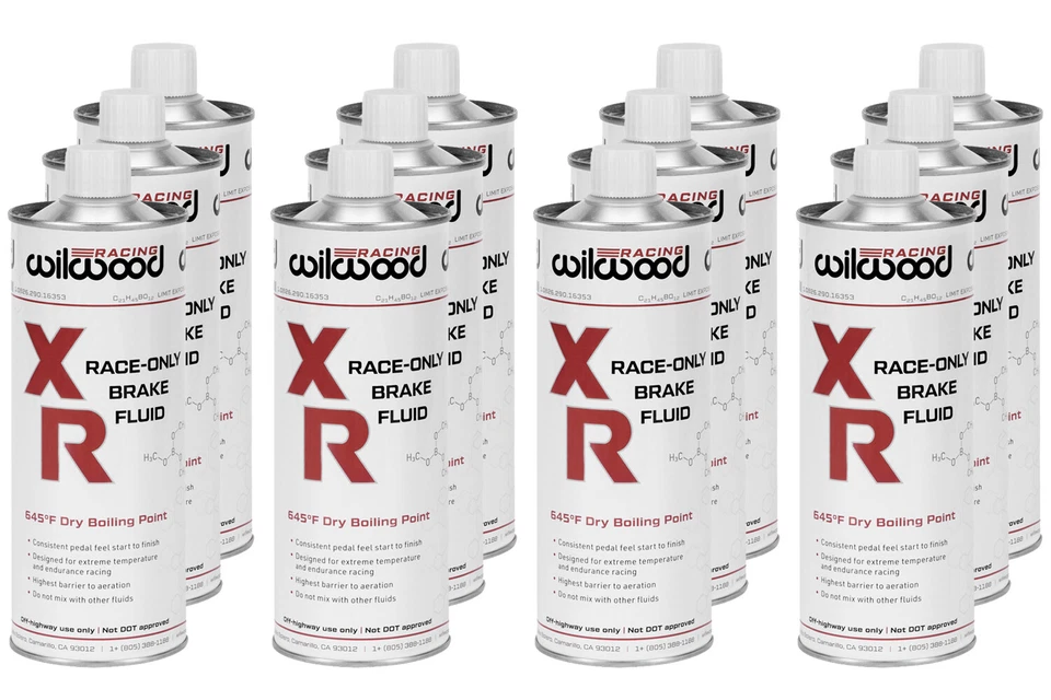 WILWOOD #290-16355 Brake Fluid XR Racing 500毫升 Can NON-DOT 12只装 — 第 1/1 张图片