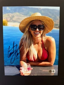 Courtney Force Hot! autographed signed sexy NHRA drag 8x10 photo Beckett BAS coa - Picture 1 of 1
