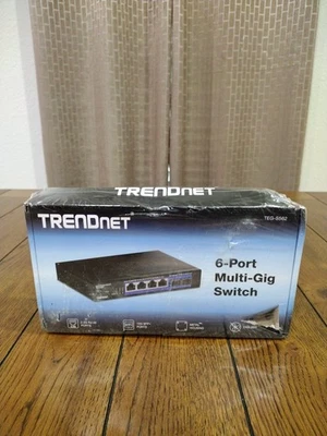 TRENDnet 6-Port Multi-Gig Switch TEG-S562 - New Sealed - Image 1 of 4