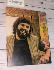 Vtg Kris Kristofferson Spooky Ladys Sideshow Songbook Sheet Music 1974 - Picture 1 of 7