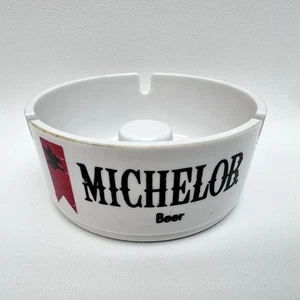 Vintage White Michelob Beer Ashtray Ornamin - Hard Plastic - See Pictures - Picture 1 of 7
