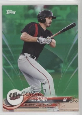 2018 Topps Pro Debut Green /99 Chris Shaw #19 - Image 1 of 2