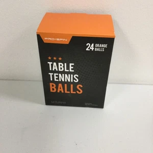 PRO SPIN Tischtennisbälle - Orange 3 Sterne 24 Tischtennisbälle - Bild 1 von 4