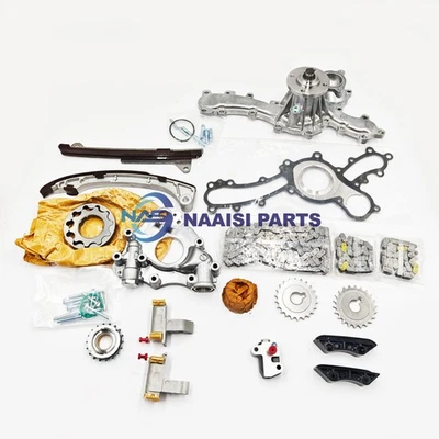 Timing Chain Kit Water Pump Oil Pump For Toyota Tacoma Tundra 4.0L V6 DOHC 1GRFE - Image 1 of 4