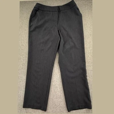 Pantalones de vestir Investments Petites gris carbón 4Pequeños pierna recta trabajo, oficina, Foto 1 de 4