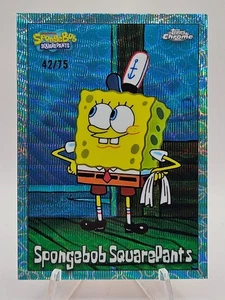 2025 Topps Chrome SpongeBob SpongeBob SquarePants FlowerCloudfractor /75 SSP #25 - Picture 1 of 2