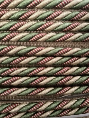 Vtg Conso International Flanged Cord  Pillow Chair Trim 11 Yards 25” - Image 1 of 3