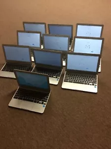 LOT OF 10 Samsung Chromebook XE303C12 Dual-Core 1.7GHz 2GB 16GB AS iS - Picture 1 of 8