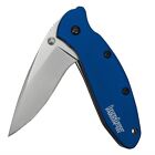 Kershaw 1620nb Blue Scallion Recurve Assisted Edc Folding Knife