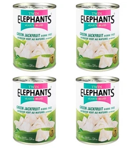 4x Jackfruit agua repuesto carne vegetariano vegano verde jackfruit a 540g - Imagen 1 de 4