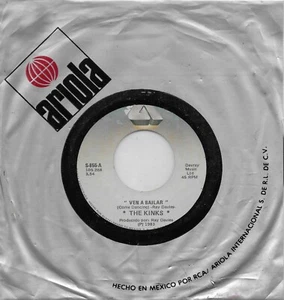 THE KINKS  Come Dancing / Noise  MEXICO Import 45 - Picture 1 of 1