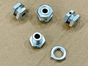 Tuercas hexagonales de rueda de 17 mm de aluminio para buggy plateado Arrma Typhon 4x4 3s - Imagen 1 de 2