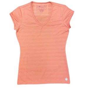 Camiseta de tenis para mujer BOAST con manga gorra de coral a rayas textura $55 NUEVA - Imagen 1 de 1