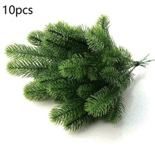 10x Green Plants Christmas Tree Decor Artificial Flower G5K2 W5Q6 w New R7Q1