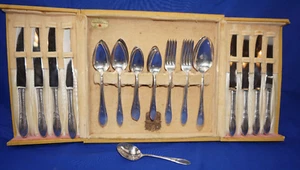 Oneida Community Lady Hamilton 44-Pieces-Dinner Forks-Teaspoons, Table, Knives + - Picture 1 of 20