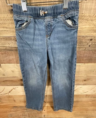 Pantalones de mezclilla Jumping Beans azules para niñas 5T pantalones elásticos con cordón Foto 1 de 4