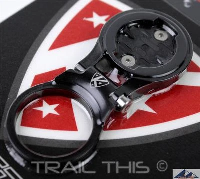 K-Edge Adjustable Stem MTB Bike Mount fits Garmin Edge 200/500/510/800/810 Black