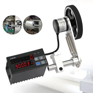 Electronic Digital Length Meter Rotary Encoder Rolling Wheel Distance Counter US - Imagen 1 de 13