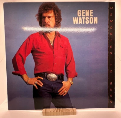 GENE WATSON - MEMORIES TO BURN - EPIC 40076 - VINYL LP - Image 1 of 4