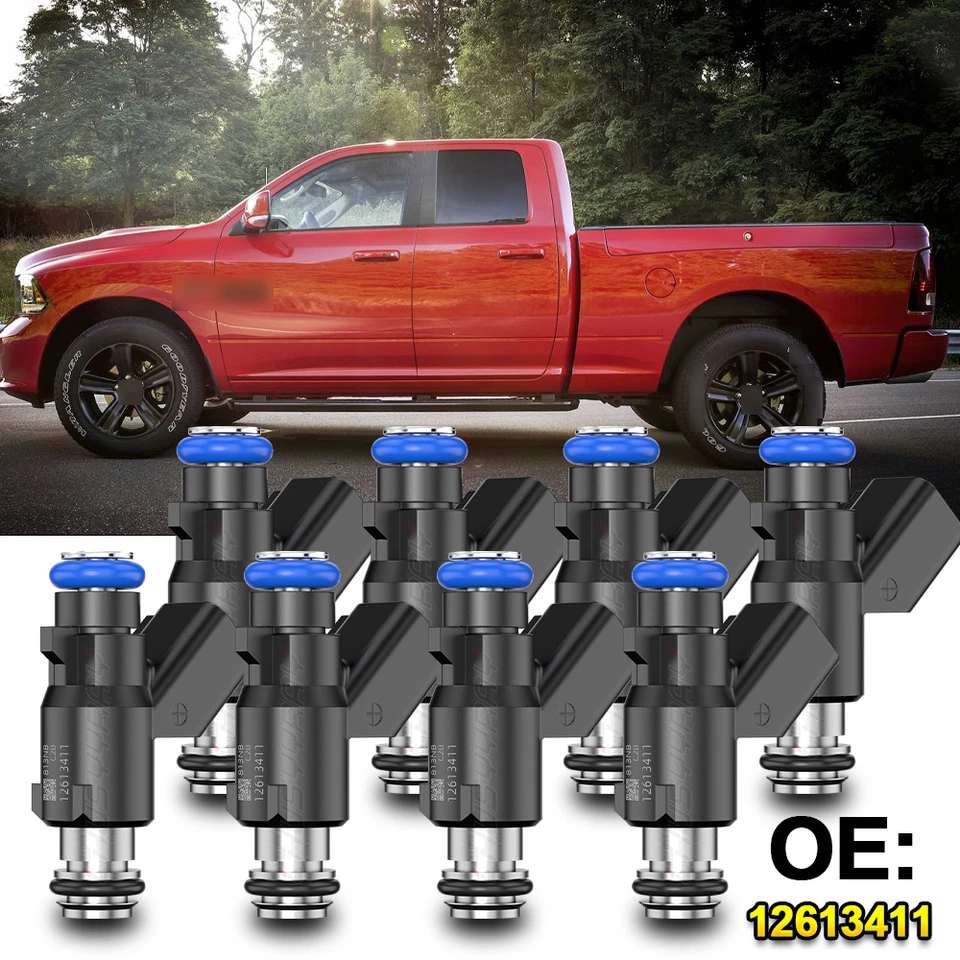 Inyectores de combustible OE 12613411 8 piezas para GMC Yukon XL 1500 2010-2013 2014 5,3 L V8 Foto 1 de 4