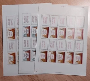 Russia (Unione Sovietica) 1973 Mi.4143-4145 3 piccoli fogli 3 fogli MNH nuovi di zecca - Foto 1 di 1