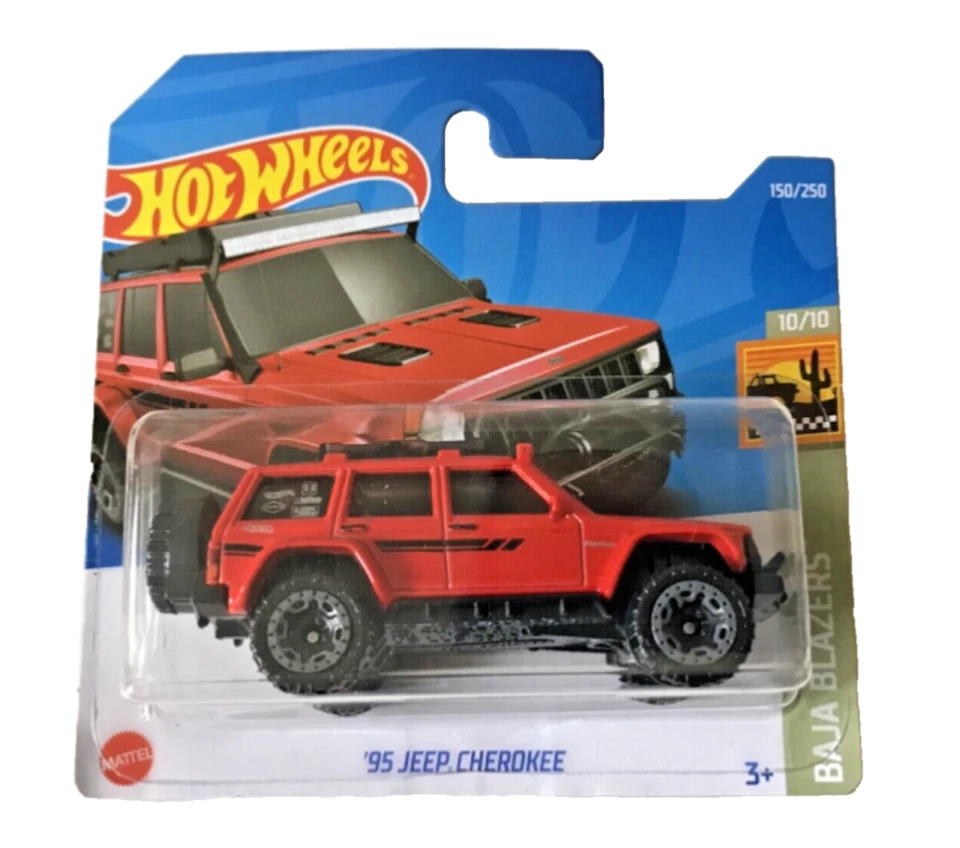 Hotwheels 95 JEEP CHEROKEE  BAJA BLAZERS  1/64 New - Image 1 of 1