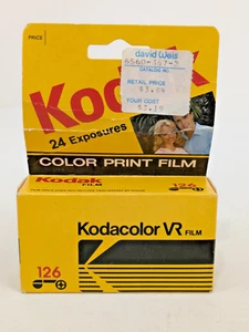 EXPIRED 1986 Kodak Kodacolor VR Film ISO 200 Color Prints CL-126-24exp SEALED - Picture 1 of 6