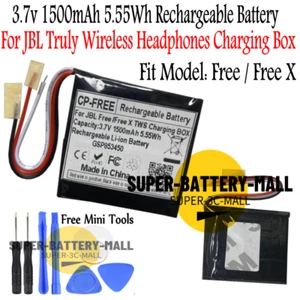 1500mAh GSP853450 Battery For JBL Clue ONE / Free / Free X TWS Charging Box - Picture 1 of 2