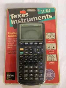 Vintage 1997 Texas Instruments TI-83 Graphing Calculator Brand New In Box - Picture 1 of 4