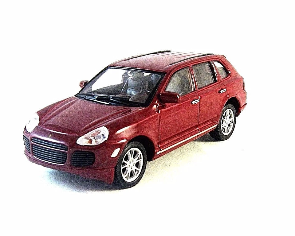 PORSCHE CAYENNE TURBO BORDEAUX WELLY 1/32 DIECAST CAR COLLECTOR'S MODEL , NEW - Image 1 of 4