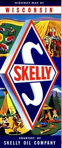 Hoja de ruta Skelly 1958: Wisconsin nuevo de lote antiguo - Imagen 1 de 1