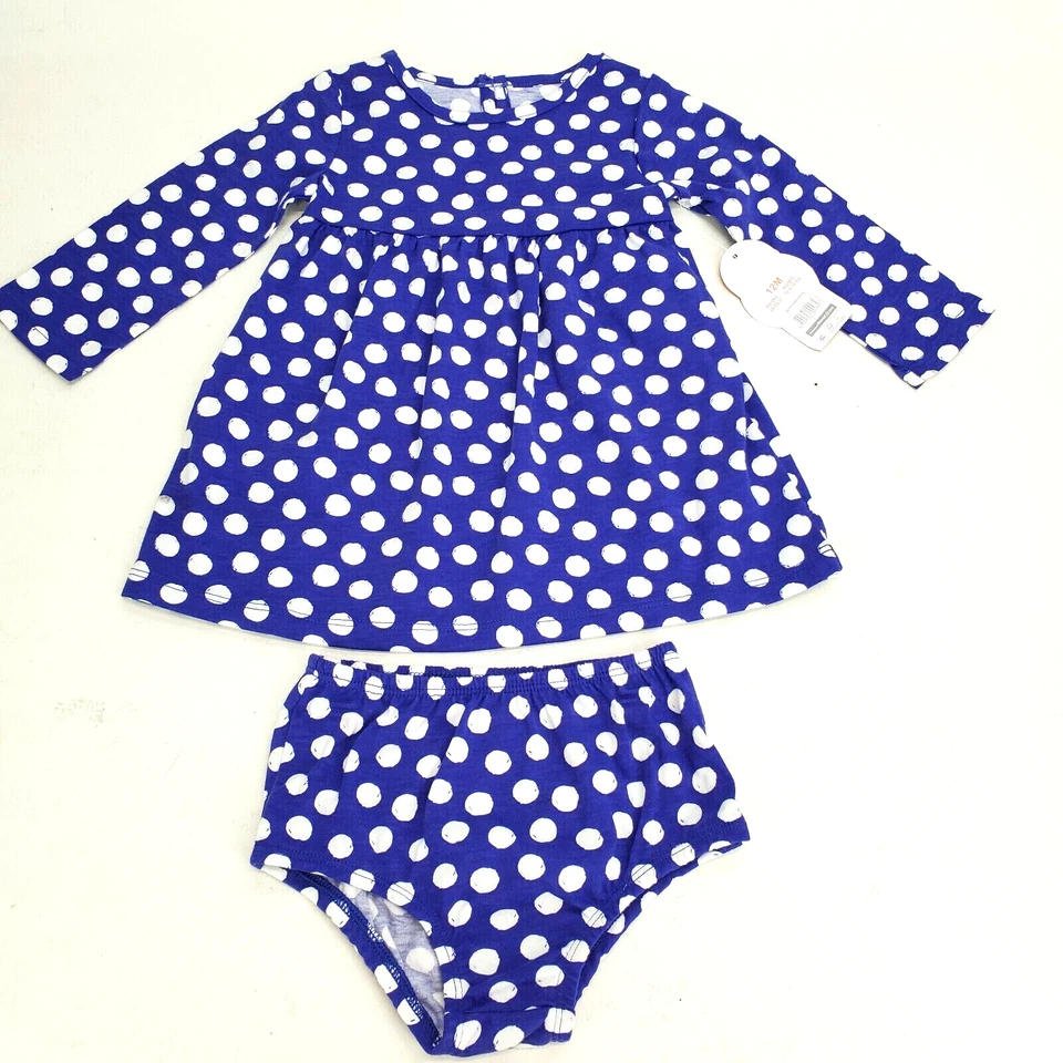 Wonder Nation Baby Girl's Knit Dress With Underwear Size 12m Gray Leopard