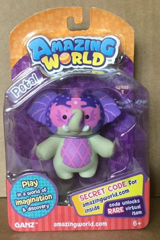 Amazing World  PETAL Elephant Figure  NEW Cover
