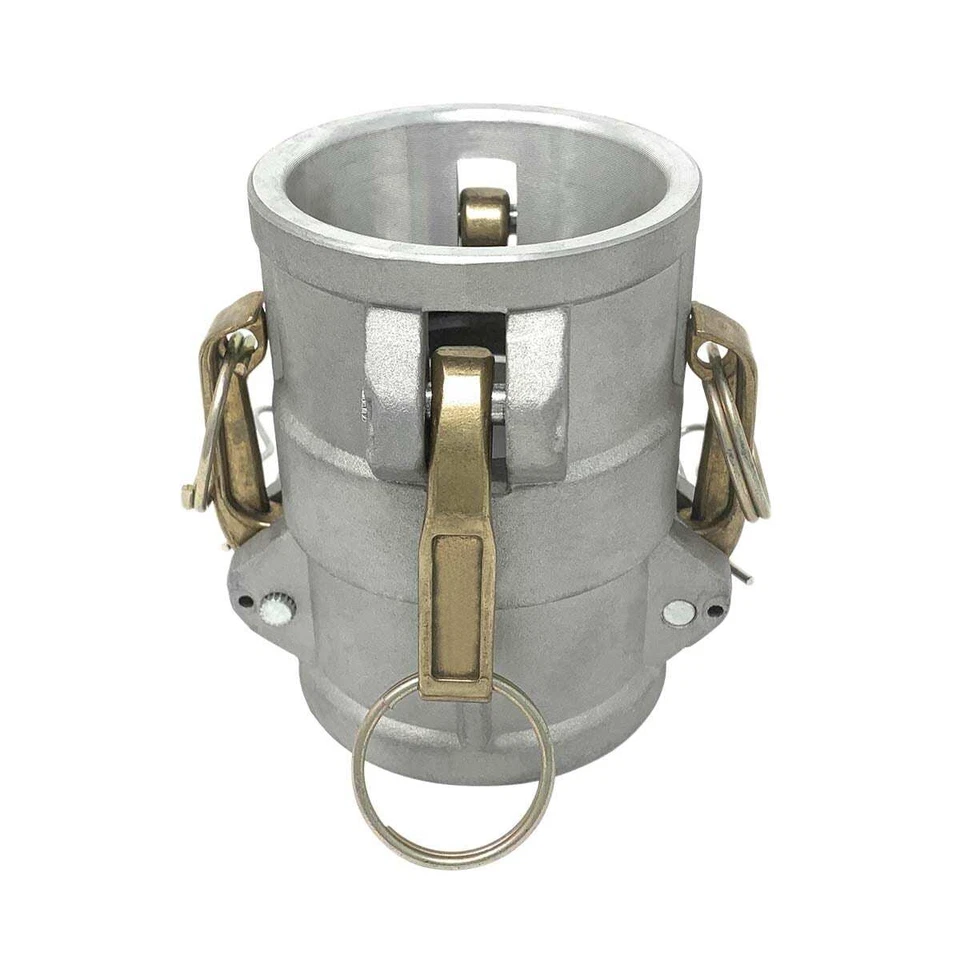 GLOXCO Aluminum Type DD Cam and Groove Fitting Spool Coupler, 2" Female Camlock Coup...