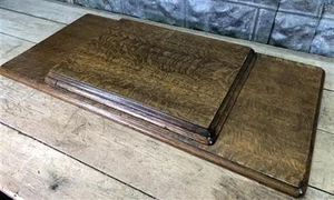 Singer Holz Tischplatte, Tret Nähmaschinenfuß, Schrankteil Vintage X, - Bild 1 von 10
