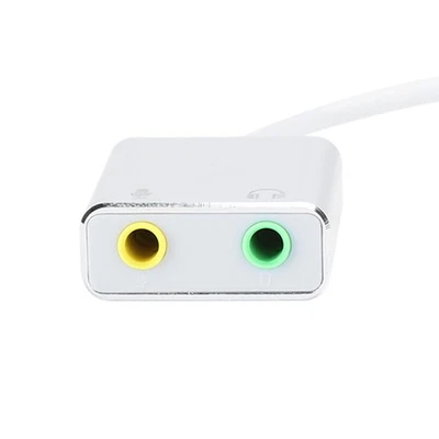 Aluminum Alloy TYPEC 7.1 External No Drive Stereo Sound Card Audio Adapter AU - Image 1 of 4