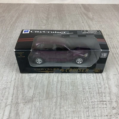 NEW Purple CHRYSLER PT CRUISER 1/32 NewRay City Cruiser Collection Old 1999 Vint - Image 1 of 4