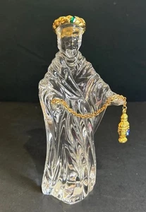 Gorham Kristall Krippe König Gaspar 6,5" Figur Gold & Juwel Akzente Germany - Bild 1 von 11