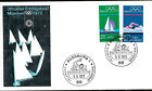 1972 Fdc Munich Olympic Games Yachting Swimming First Day Cover Ersttagsbrief