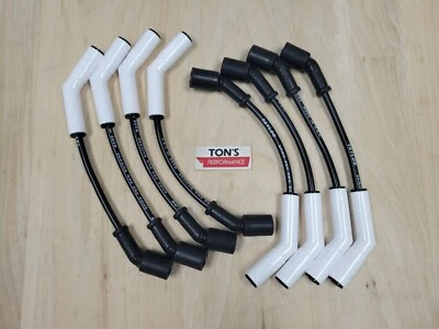 Ceramic Taylor LS Spark Plug Wire Set 45* Corvette Camaro GMC Sierra Silverado - Image 1 of 2