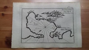 1780 Roux-Meucci: Portolano di Cea/Zea Isola di (Grecia) "Plan du Port de Zea" - Picture 1 of 1