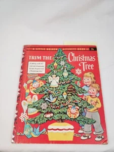Trim the Christmas Tree (Little golden activity books); B; Cut Outs Attached - Foto 1 di 5