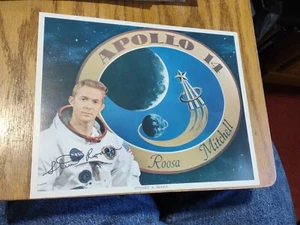 Apollo 14 Original Hand Signed Autopen NASA Lithograph Stuart Roosa - Picture 1 of 3