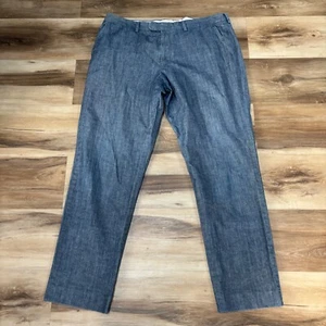 J Crew Pants Mens 36 x 30 Bowery Slim Chambray Cone Denim 2017 - Picture 1 of 8