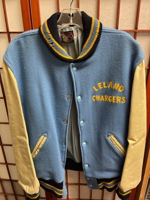 Blue Leland Chargers Wool Jacket Size 