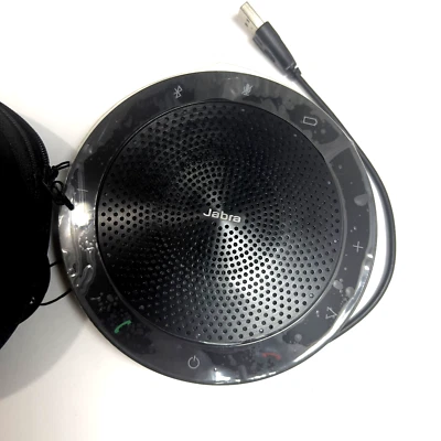 Jabra GN 7510-409 Speakerphone  +Bluetooth  + USB Portable system W/Case PHS002W - Image 1 of 4