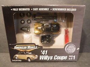 New 1999 ERTL Collectibles American Muscle '41 Willys Coupe Die Cast 1:64 Scale