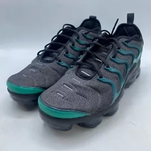 Nike Air VaporMax Plus Black Clear Emerald Sneaker 924453-013 Men's Size 10 NEW - Picture 1 of 10